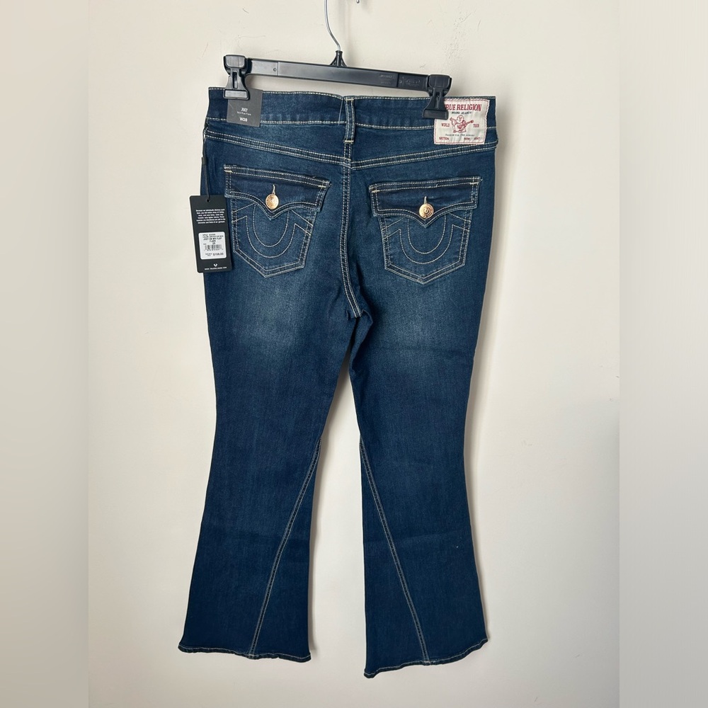 True Religion Dark Wash flare Denim Jeans